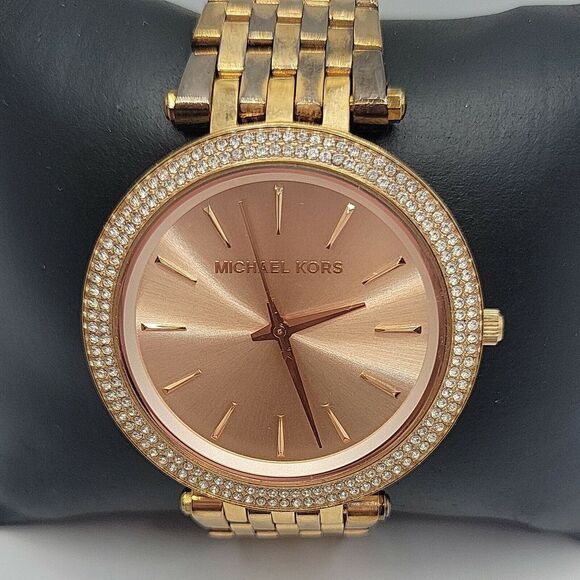 Michael Kors Darci MK3192 Women Stainless Steel Analog Quartz Dial Watch BC900 - Picture 1 of 10